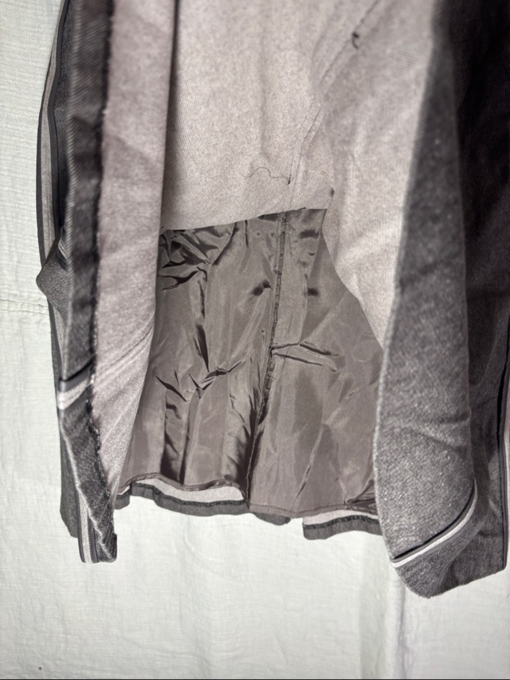 SPANNER Wild Thing Skirt Mocha Putty Panel A-Line Skirt with Contrast Trim NWT - Picture 7 of 9